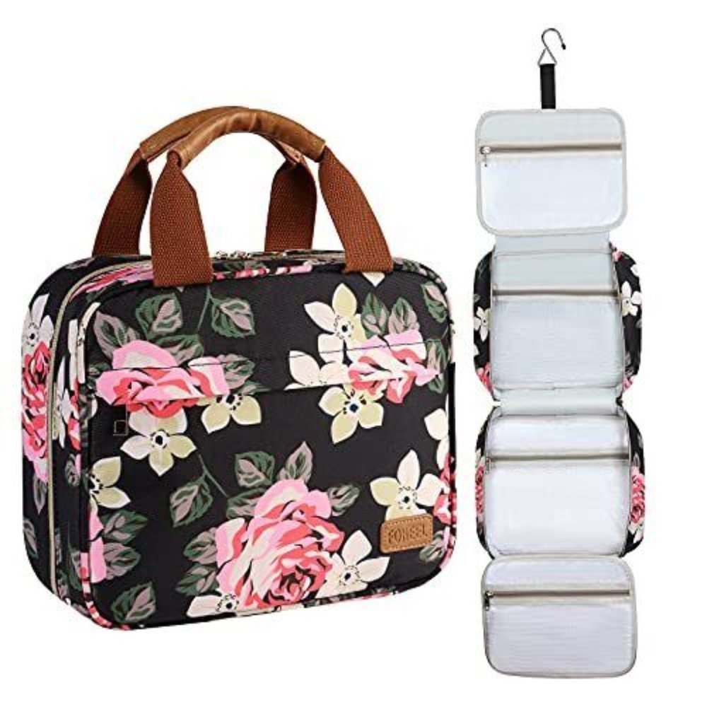 FOHEEL Hanging Travel Toiletry Bag Large Capacity